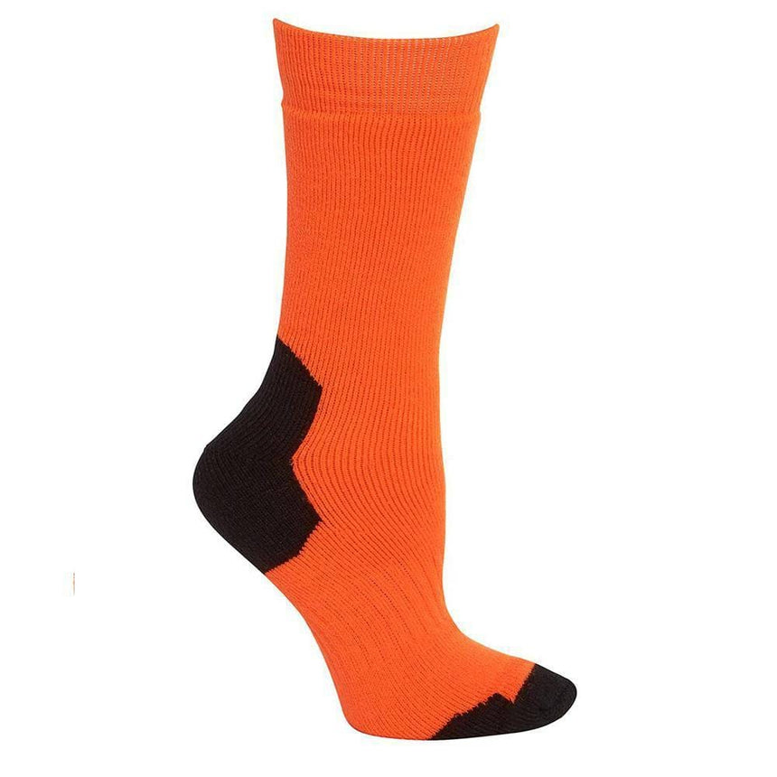 Acrylic Work Sock (3 Pack) Socks JB's Wear Orange/Black KING 