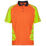 Hi Vis Short Sleeve Spider Polo Polos JB's Wear