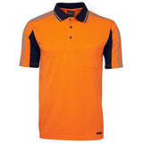 Hi Vis Short Sleeve Arm Panel Polo Polos JB's Wear