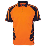 Hi Vis Short Sleeve Spider Polo Polos JB's Wear