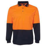 Hi Vis Long Sleeve Trad Polo Polos JB's Wear