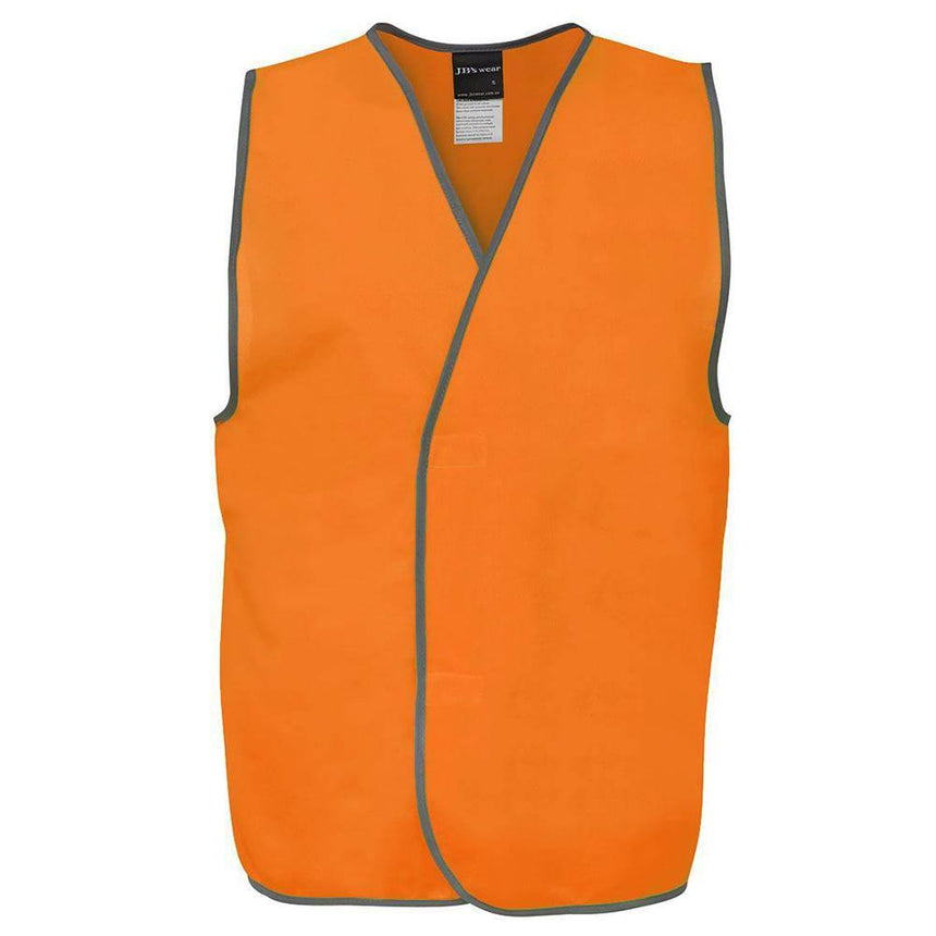 Hi Vis Safety Vest Vests JB's Wear Orange S 