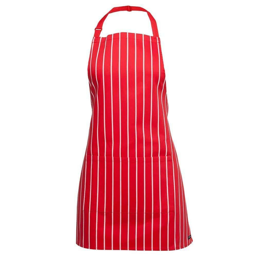 Apron With Pocket Aprons JB's Wear Red/White 65x71 