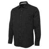 Long Sleeve Contrast Placket Shirt Shirts JB's Wear S