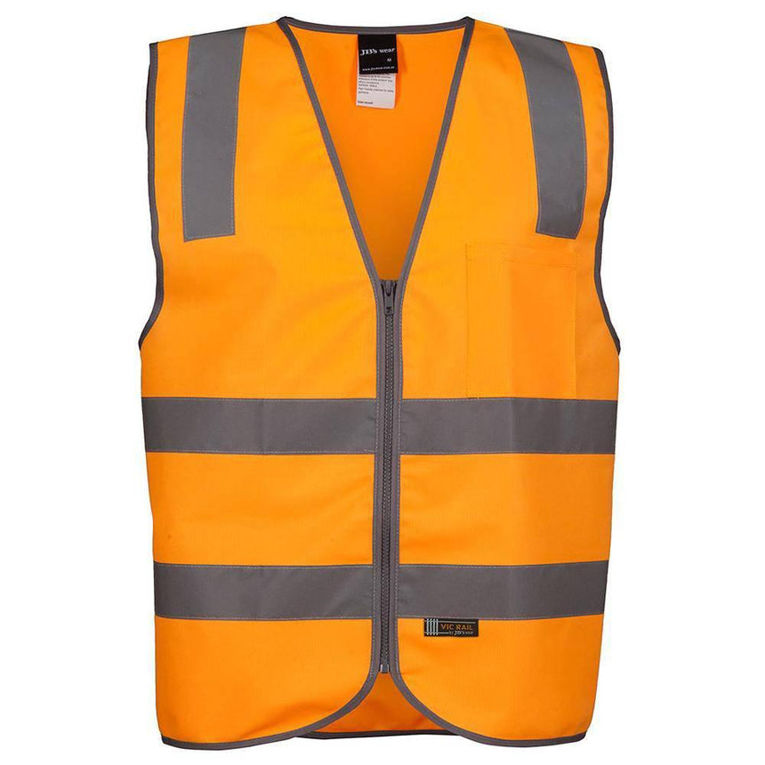 Vic Rail (D+N) Safety Vest Vests JB's Wear S  