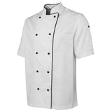 Short Sleeve Unisex Chefs Jacket Chef Jackets JB's Wear   