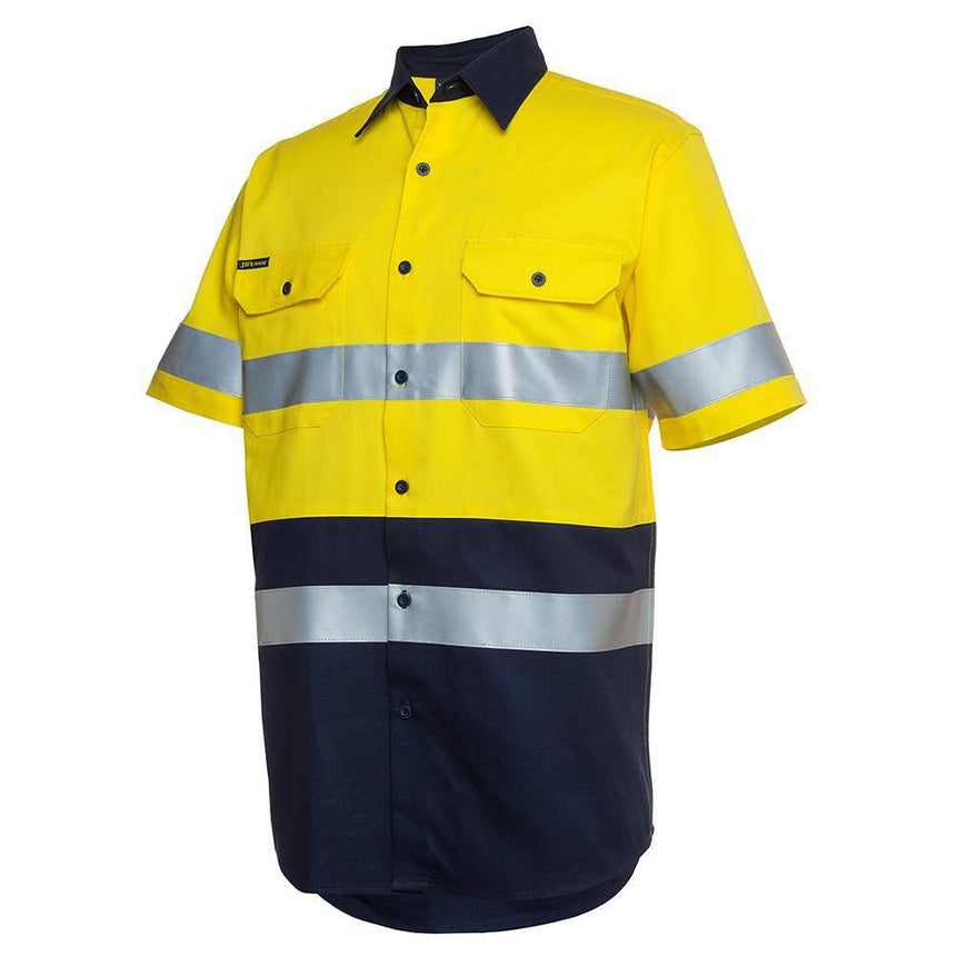 Taped Hi Vis Short Sleeve Shirt Short Sleeve Shirts JB's Wear   