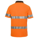 Taped Hi Vis Short Sleeve Traditional Polo Polos JB's Wear   