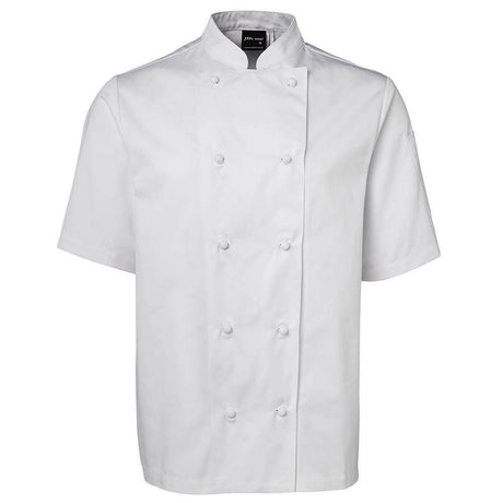 Short Sleeve Unisex Chefs Jacket Chef Jackets JB's Wear White 2XS 