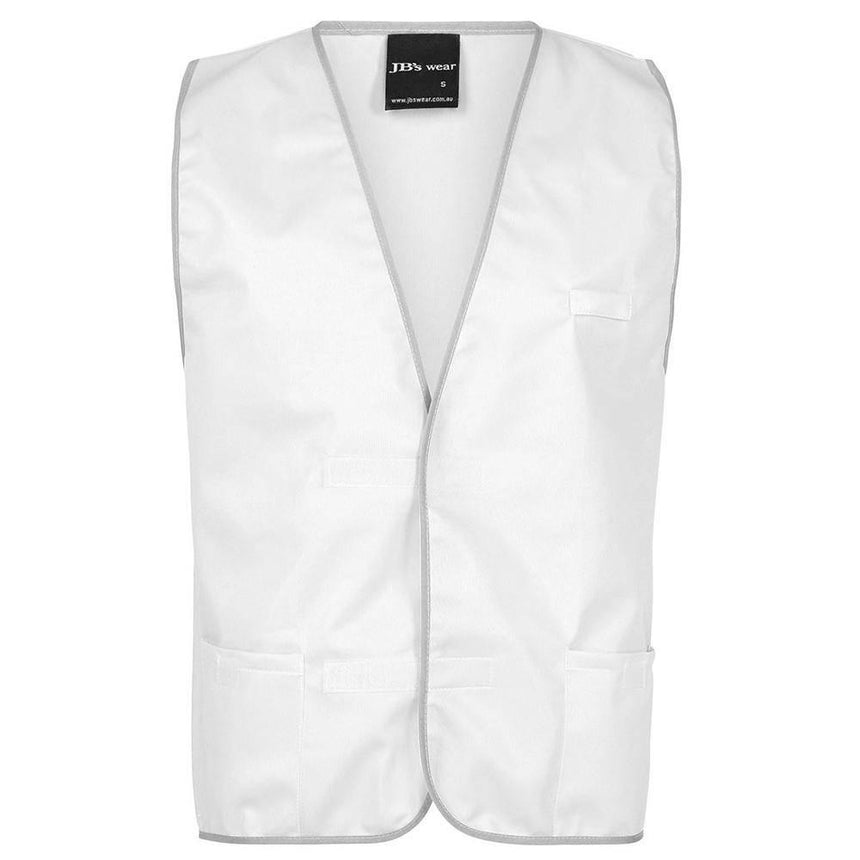 JB's Coloured Tricot Vest Vests JB's Wear White S 