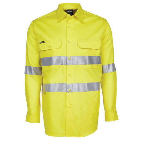 Hi Vis Long Sleeve Work Shirt Shirts JB's Wear Yellow 3XS