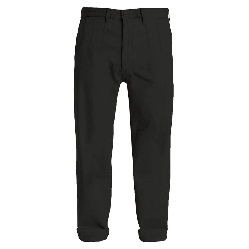 Men's Office Chino Pants Pants Jeridu 100% Cotton Twill Black 82R