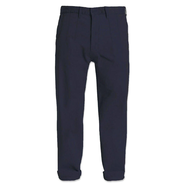 Men's Office Chino Pants Pants Jeridu 100% Cotton Twill Navy 77R