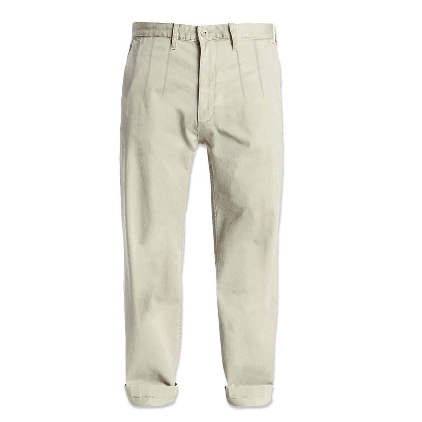 Men's Office Chino Pants Pants Jeridu 100% Cotton Twill Sand 77R