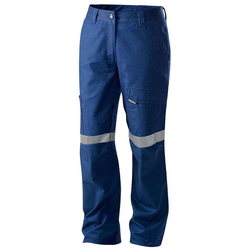 Women's Workcool 2 Reflective Pants Pants KingGee 6 Navy 