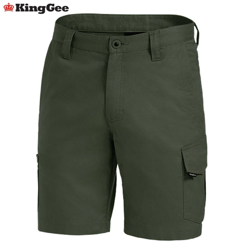 King Gee Shorts 'Workcool 2' Ripstop 10 Pockets Modern Fit K17820 Cotton NEW Shorts KingGee   