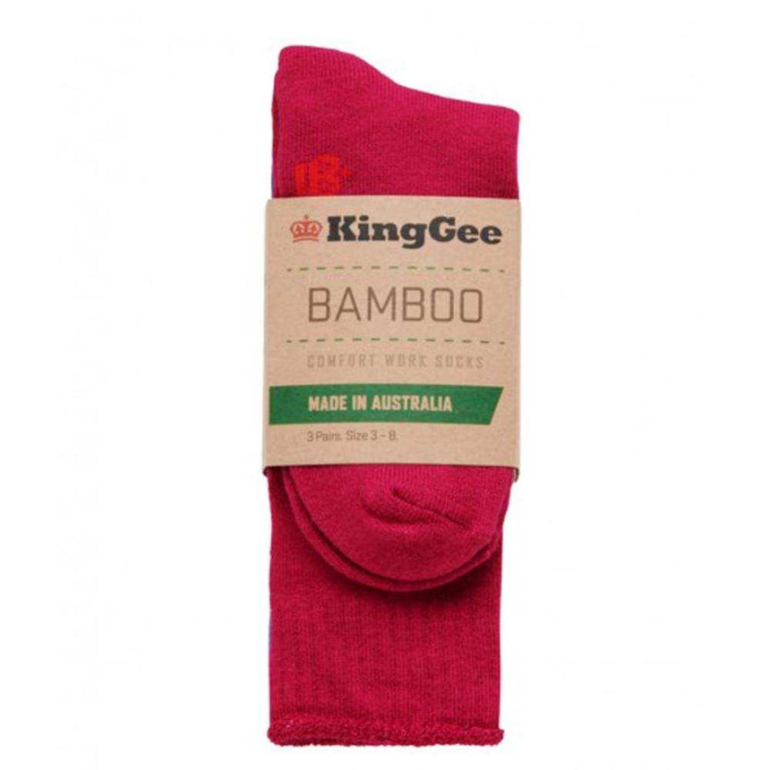 King Gee Women's Bamboo Work Sock 3 pack,K49271 Socks KingGee   
