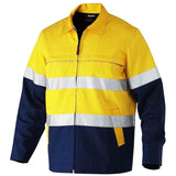 Reflective Spliced Drill Jacket Jackets KingGee   