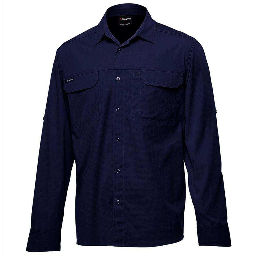 Drycool Shirt Long Sleeve Long Sleeve Shirts KingGee S Navy 