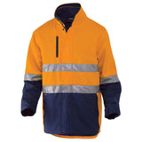 Reflective 3 in 1 Cotton Jacket Jackets KingGee XS Orange/Navy 