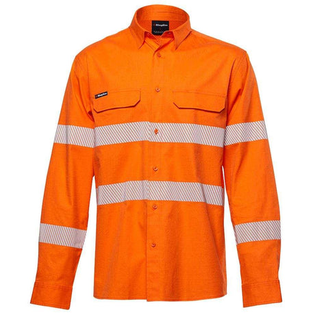Workcool Pro Bio Motion Shirt Long Sleeve Shirts KingGee XS Orange 