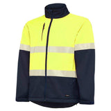 Hi Vis Softshell Jacket Jackets KingGee Yellow/Navy S 