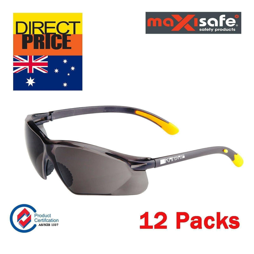 Anti Fog Safety Glass 12 Pack Eye Protection Maxisafe   