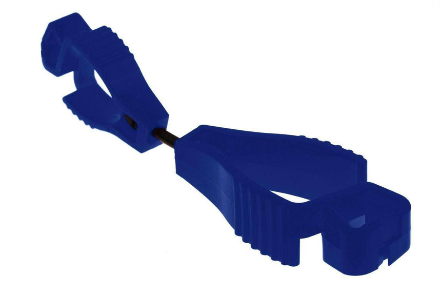 Work Glove Clip Glove Clips MaxiSafe Blue - clip on  