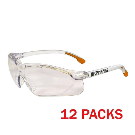 Anti Fog Safety Glass 12 Pack Eye Protection Maxisafe Clear  