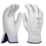 Natural Full-Grain Rigger 6 Pairs Gloves Maxisafe   