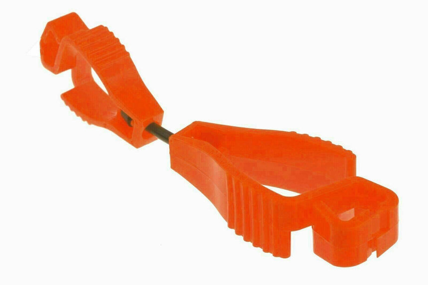 Work Glove Clip Glove Clips MaxiSafe Orange - clip on  