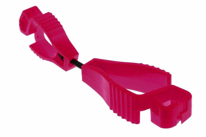 Work Glove Clip Glove Clips MaxiSafe Pink - clip on  