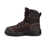 150MM Brown Lace Up Boot 65490 Zip Up Boots Oliver   