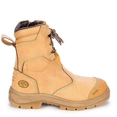 200MM Hi-Leg Wheat Zip Sided Boot 55385 Zip Up Boots Oliver   