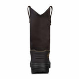 240MM Brown Pull On Riggers Boot 65493 Zip Up Boots Oliver   