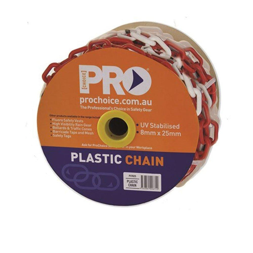 8mm Red/White chain Site Safety ProChoice   
