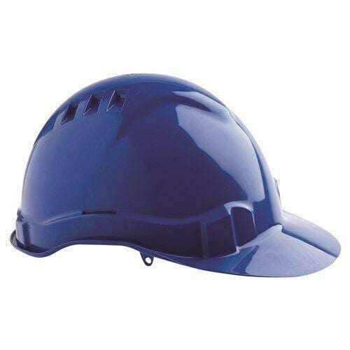 V6 Hard Hat Vented Pushlock Harness Head Protection ProChoice Blue  