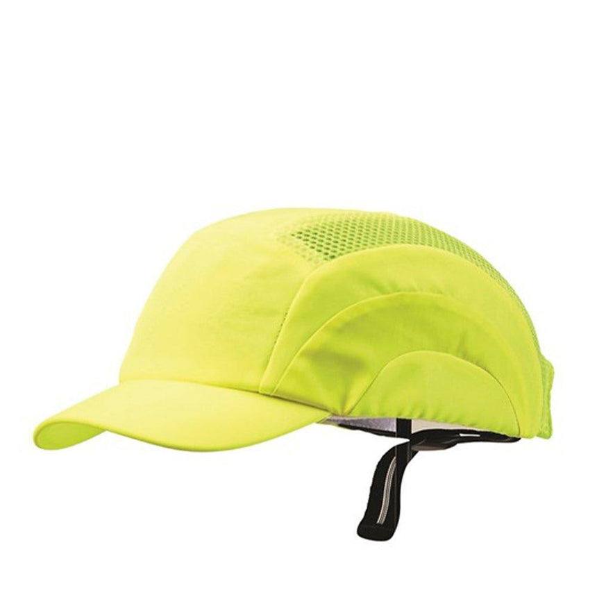 Bump Cap - Short Peak Fluro Yellow Head Protection ProChoice   