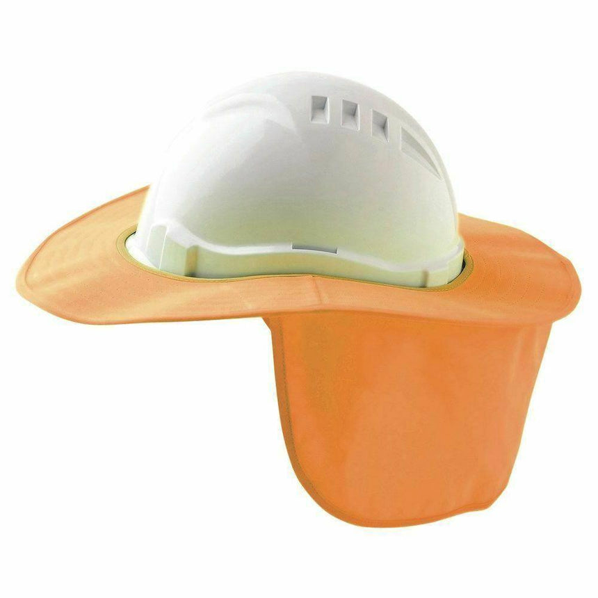 V6 & V9 Hard Hat Brim - Plastic / Polyester Head Protection ProChoice Orange  