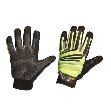 Profit® Cut 5 Hi-Vis Mechanics Glove Gloves ProChoice   