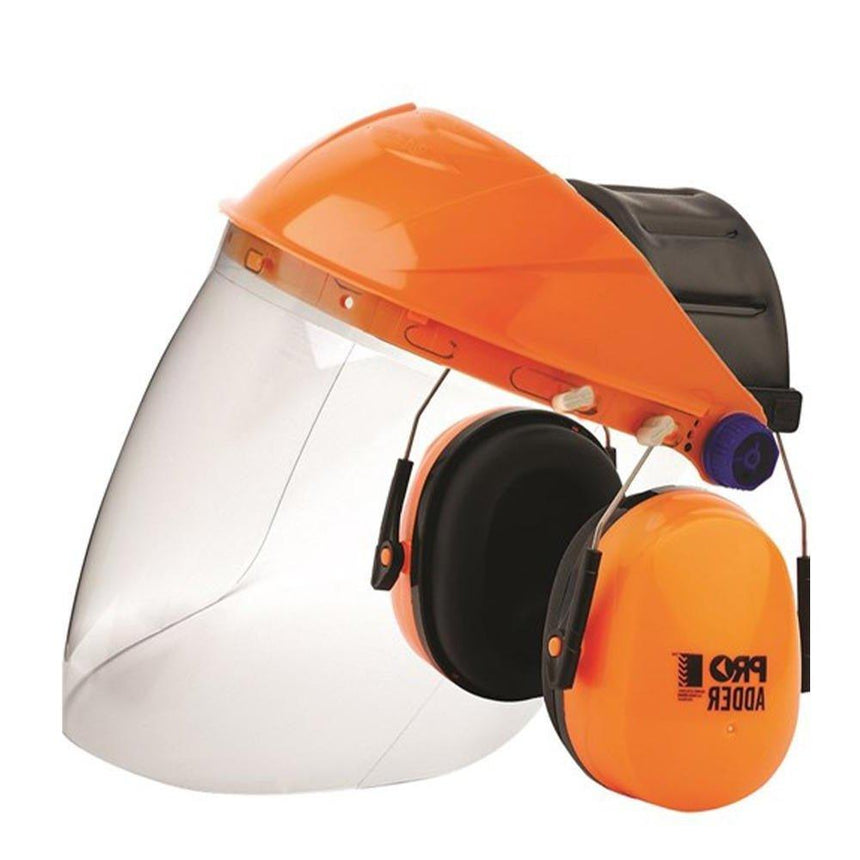 Striker Browguard + Clear Visor + Adder Earmuff Combo Eye Protection ProChoice   