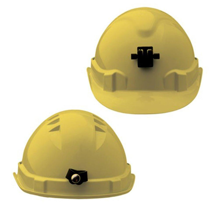 V6 Hard Hat Vented + Lamp Bracket Pushlock Harness Head Protection ProChoice   