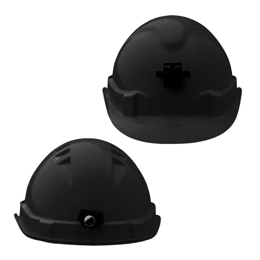 V6 Hard Hat Vented + Lamp Bracket Pushlock Harness Head Protection ProChoice   