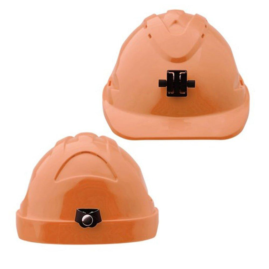V9 Hard Hat Unvented + Lamp Bracket Pushlock Harness Head Protection ProChoice   