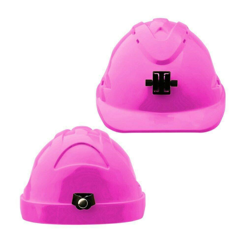 V9 Hard Hat Vented + Lamp Bracket Pushlock Harness Head Protection ProChoice   