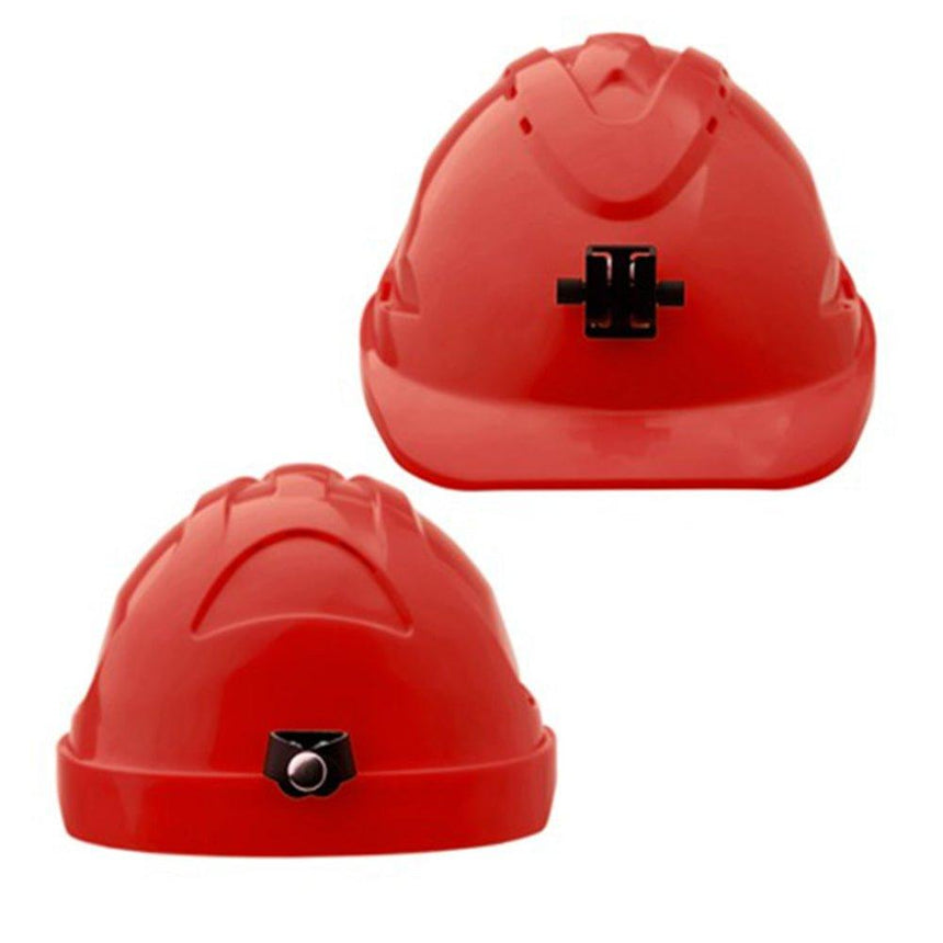 V9 Hard Hat Vented + Lamp Bracket Ratchet Harness Head Protection ProChoice   