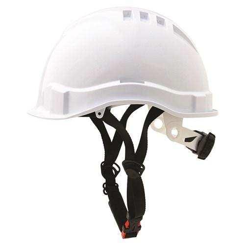 V6 Hard Hat Vented Micro Peak Ratchet Harness Head Protection ProChoice White  