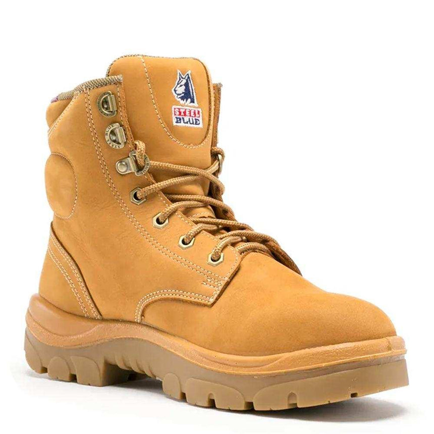 Argyle® Ladies Work Boots 512702 Lace Up Steel Blue   