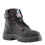 Argyle® Zip: Scuff Cap Work Boots 312652 Zip Up Boots Steel Blue   