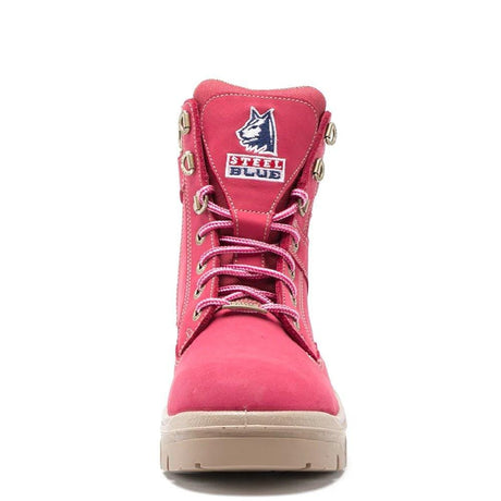 Pink Southern Cross® Zip Ladies 512761 Zip Up Boots Steel Blue   
